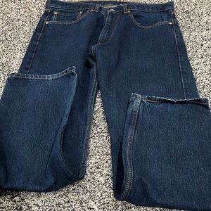 Levi's Dark Indigo Straight Jeans